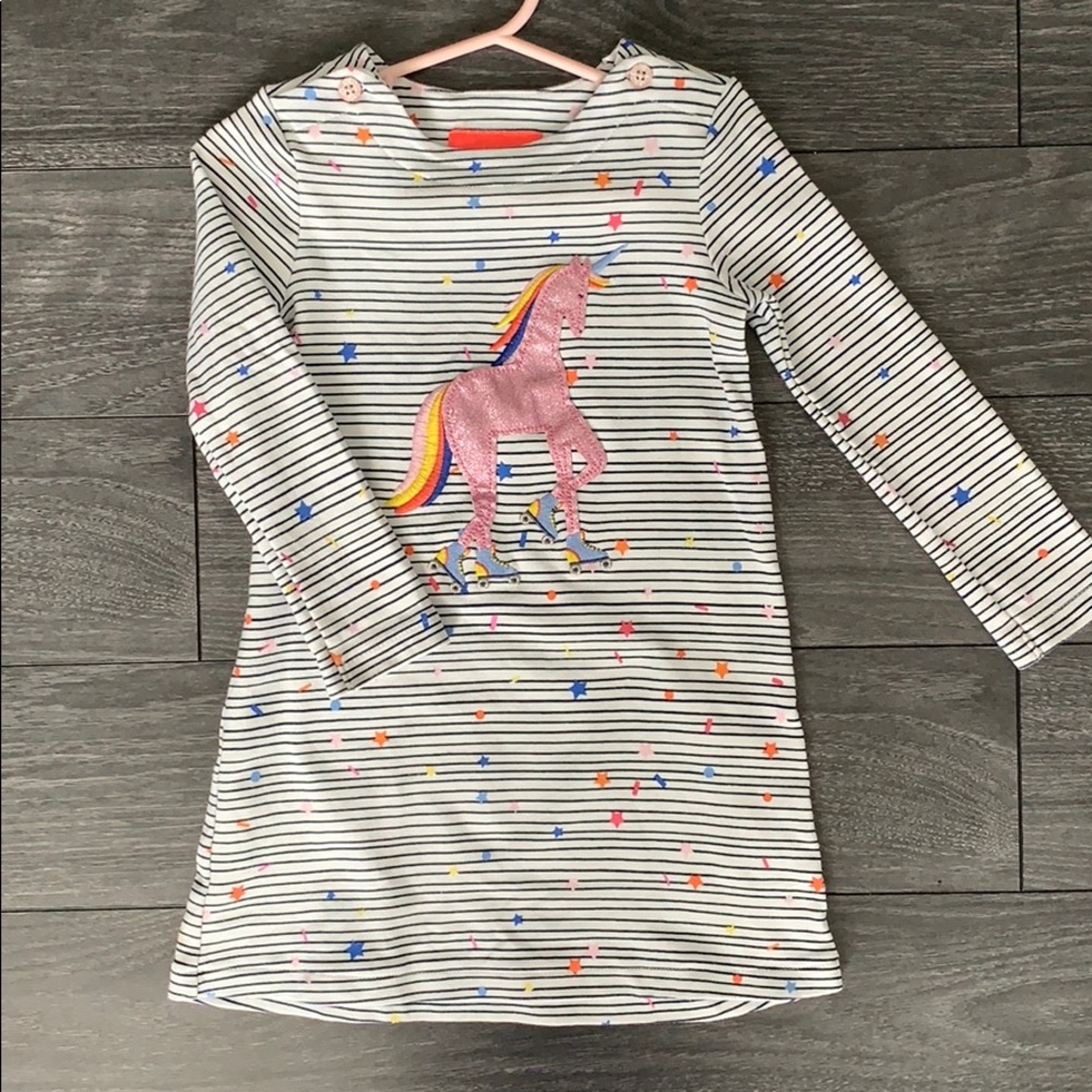 Joules Unicorn Toddler Dress, 2T